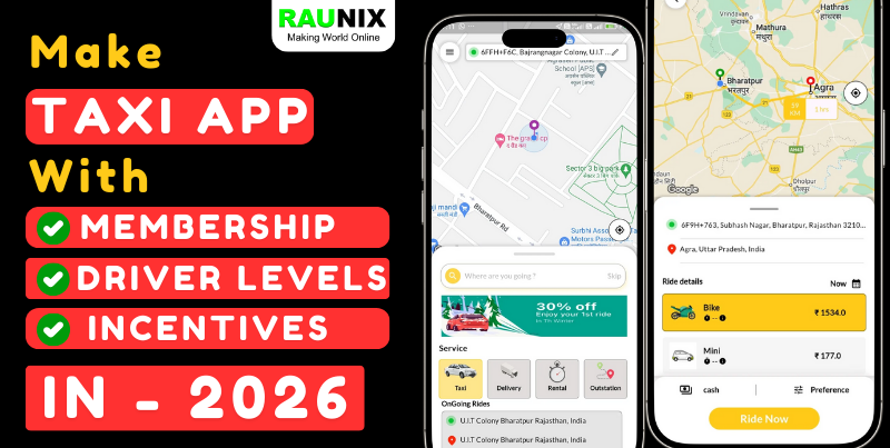 Taxi app 2026 version driver subscription and more