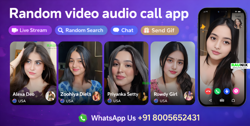 Random video audio calling App