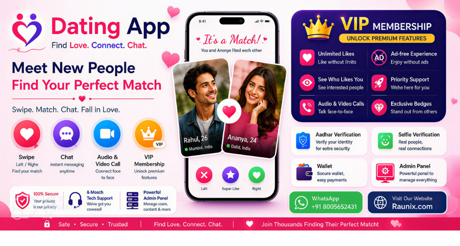 Dreamdate Tinder like Dating app with Premium membership