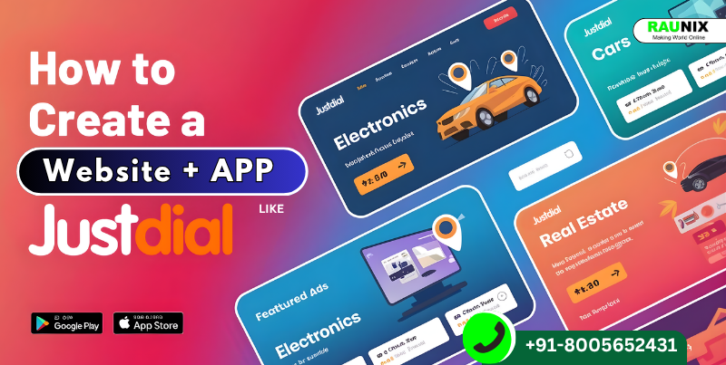 Business listing website and App Justdial clone indiamart clone yelp clone