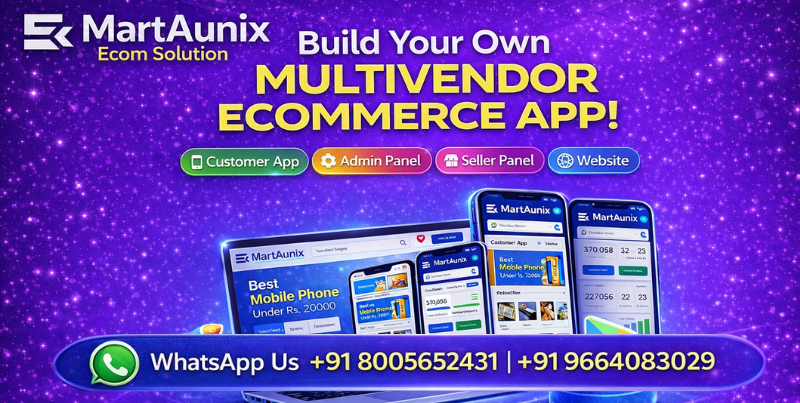 Martaunix E-commerce like website + Android app